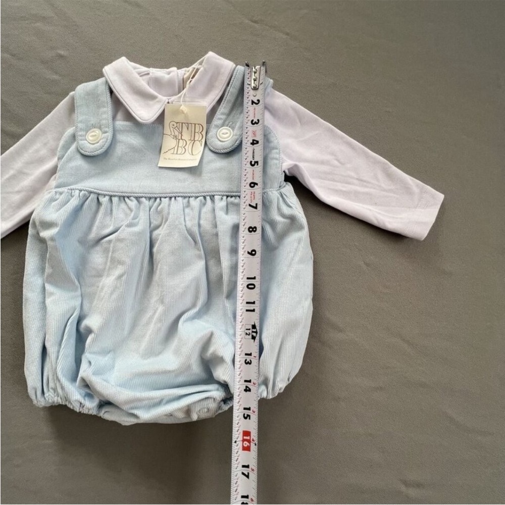 TBBC Bingham Corduroy Bubble Set Size 18-24 M Long Sleeve Buckhead Blue - Picture 8 of 13